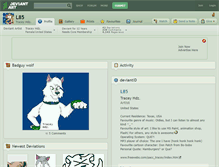 Tablet Screenshot of l85.deviantart.com
