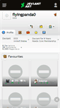 Mobile Screenshot of flyingpanda0.deviantart.com