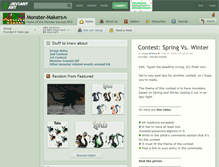 Tablet Screenshot of monster-makers.deviantart.com