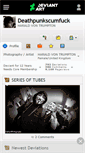Mobile Screenshot of deathpunkscumfuck.deviantart.com