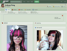 Tablet Screenshot of ordinarything.deviantart.com
