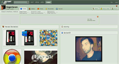 Desktop Screenshot of degenseven.deviantart.com