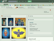 Tablet Screenshot of benhdv.deviantart.com