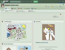 Tablet Screenshot of natasha-greenwood.deviantart.com
