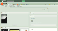 Desktop Screenshot of barbullah.deviantart.com