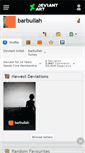 Mobile Screenshot of barbullah.deviantart.com