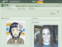 Tablet Screenshot of hinata.deviantart.com