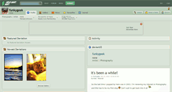 Desktop Screenshot of funkygeek.deviantart.com