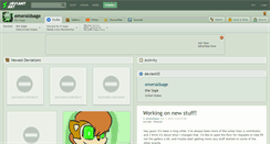 Desktop Screenshot of emeraldsage.deviantart.com