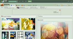 Desktop Screenshot of billiefeng.deviantart.com