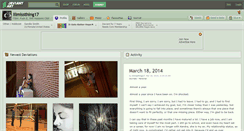 Desktop Screenshot of lilmissthing17.deviantart.com