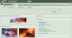 Desktop Screenshot of markkingsnorth.deviantart.com