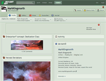 Tablet Screenshot of markkingsnorth.deviantart.com