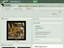 Tablet Screenshot of holala831.deviantart.com