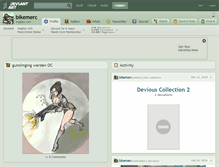 Tablet Screenshot of bikemerc.deviantart.com