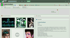 Desktop Screenshot of crashervonrazor.deviantart.com