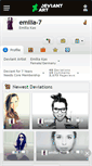 Mobile Screenshot of emilia-7.deviantart.com