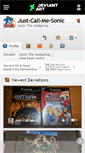 Mobile Screenshot of just-call-me-sonic.deviantart.com