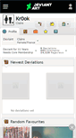 Mobile Screenshot of kr0ok.deviantart.com