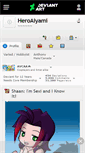 Mobile Screenshot of heroaiyami.deviantart.com