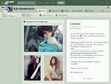 Tablet Screenshot of bjd-wonderland.deviantart.com
