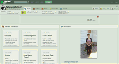 Desktop Screenshot of fallenpoeticlover.deviantart.com