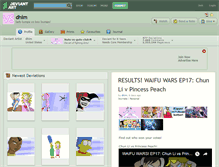 Tablet Screenshot of dhim.deviantart.com