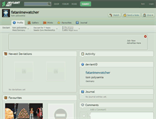 Tablet Screenshot of fatanimewatcher.deviantart.com