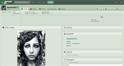 Desktop Screenshot of haunted013.deviantart.com