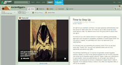 Desktop Screenshot of ancientegypt.deviantart.com