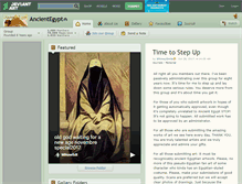 Tablet Screenshot of ancientegypt.deviantart.com