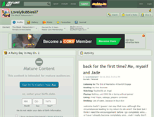 Tablet Screenshot of lovelybubbles07.deviantart.com