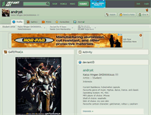 Tablet Screenshot of andryst.deviantart.com