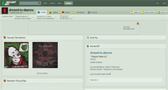 Desktop Screenshot of dressed-to-depress.deviantart.com