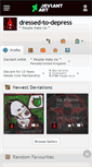 Mobile Screenshot of dressed-to-depress.deviantart.com