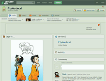 Tablet Screenshot of f1ymordecai.deviantart.com