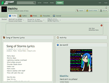 Tablet Screenshot of blazichu.deviantart.com