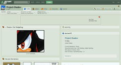 Desktop Screenshot of project-shadow.deviantart.com