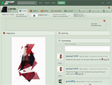 Tablet Screenshot of liersie.deviantart.com