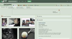 Desktop Screenshot of kylecampbell.deviantart.com