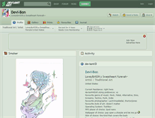 Tablet Screenshot of devi-bon.deviantart.com