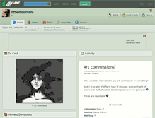Tablet Screenshot of littlemissruins.deviantart.com