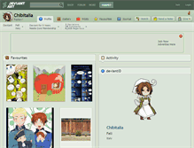 Tablet Screenshot of chibitalia.deviantart.com