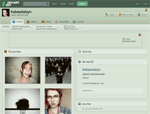 Tablet Screenshot of kubasztalzyn.deviantart.com