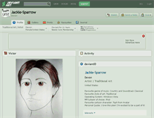 Tablet Screenshot of jackie-sparrow.deviantart.com