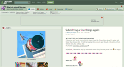 Desktop Screenshot of black-lotus-kitsune.deviantart.com