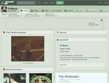 Tablet Screenshot of d-rexxx.deviantart.com