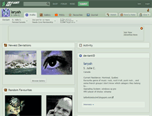 Tablet Screenshot of laryah.deviantart.com