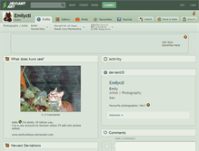 Tablet Screenshot of emilyctl.deviantart.com