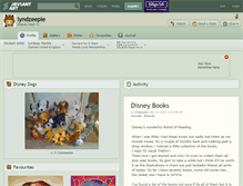 Tablet Screenshot of lyndzeepie.deviantart.com